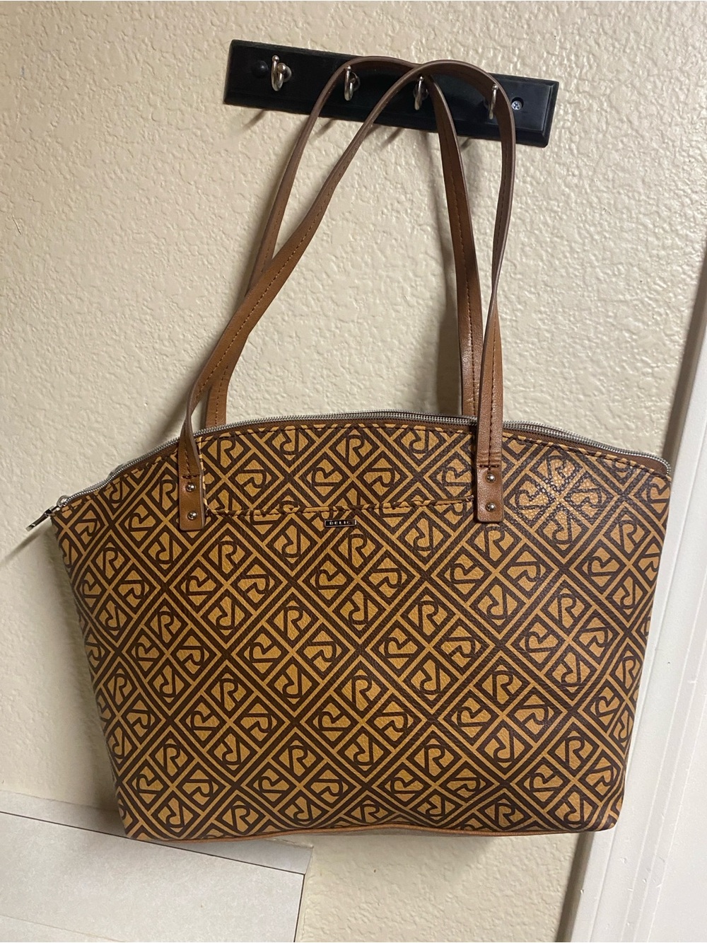 Relic Brown Patterned Shoulder Bag - Picture 1 of 6